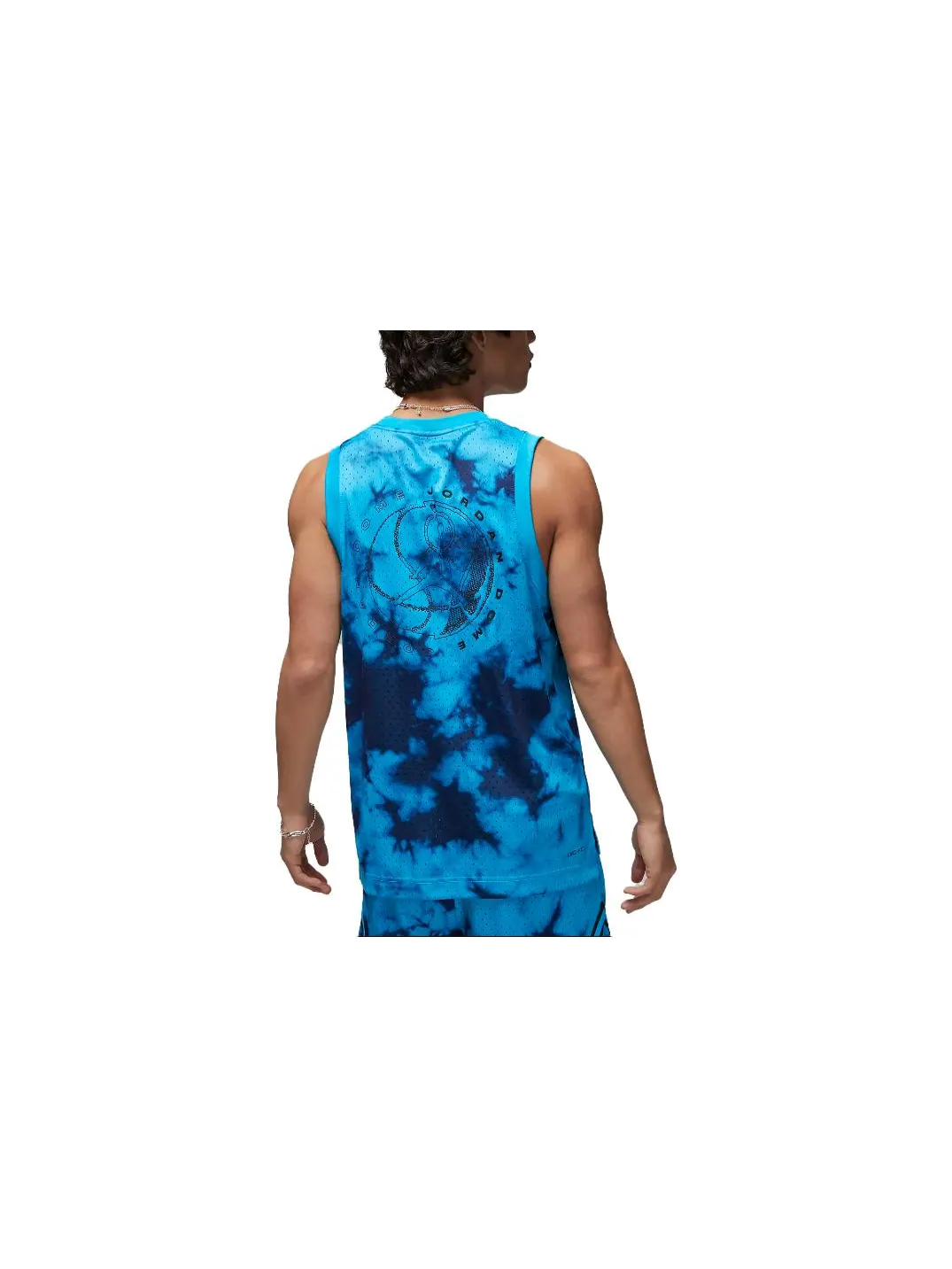 Джерси Air Jordan Dri-FIT Sport Breakfast Club Mesh Jersey ' Laser Blue' — изображение 2 из 4, синий
