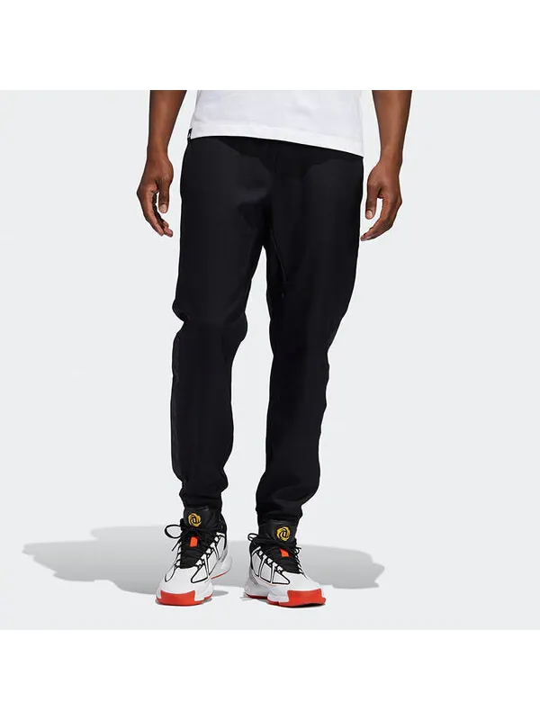 Спортивные штаны adidas ROSE WVN PANT Basketball Long Pants Black — изображение 3 из 4, черный
