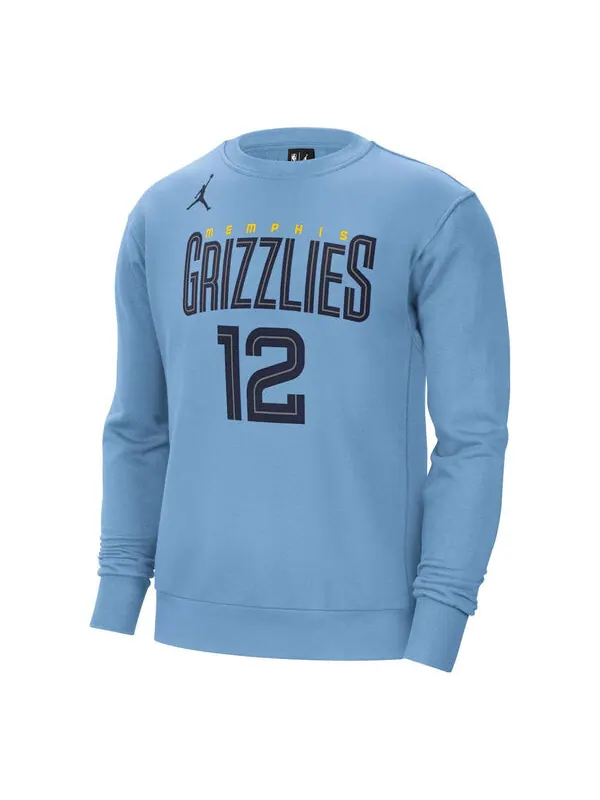 Толстовка Air Jordan x NBA Memphis Grizzlies Courtside Statement Edition 'Ja Morant 12' — изображение 1 из 1, синий/мульти