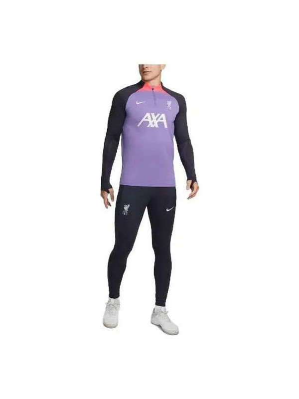 Футболка dri fit liverpool fc strike knit football training top Nike — изображение 1 из 4, фиолетовый