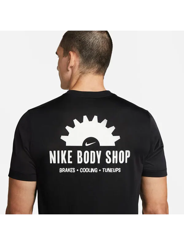 Футболка dri-fit body shop t-shirt 'black' Nike — изображение 3 из 3, черный