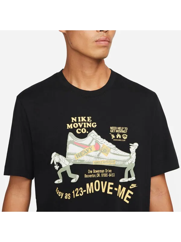 Футболка спортивная футболка Nike — изображение 3 из 4, черный