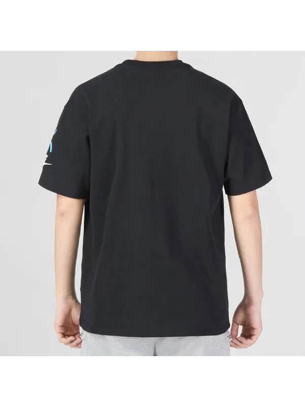 Футболка Nike Sportswear T-Shirt 'Black' — изображение 3 из 3, черный/мульти