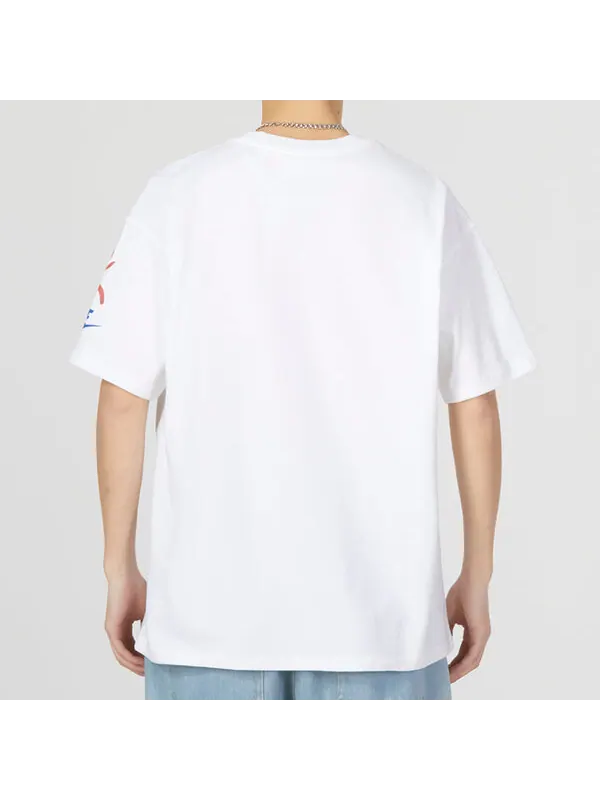 Футболка Nike Sportswear T-Shirt 'White' — изображение 3 из 3, белый/мульти