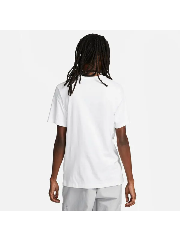 Футболка Nike Multi Stack Logo T-Shirt 'White' — изображение 4 из 4, черный/белый