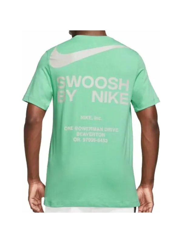 Футболка Nike Sportswear T-Shirt 'Green' — изображение 2 из 2, зеленый