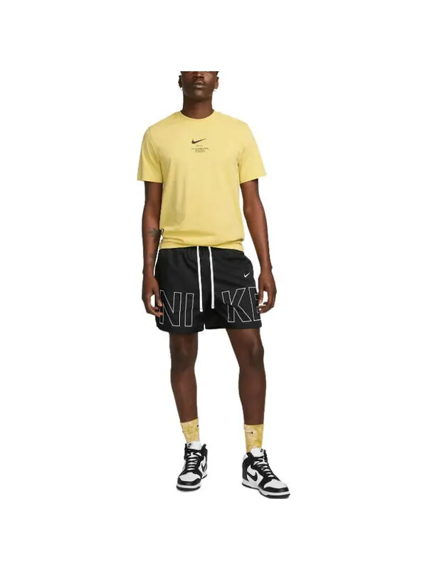 Футболка Nike Swoosh Sportswear Nike Sportswear NSW T-Shirt 'Yellow' — изображение 3 из 3, желтый