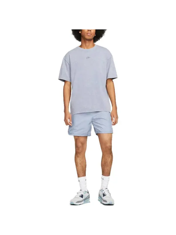 Футболка Nike Sportswear Club T-Shirt 'Blue' — изображение 3 из 3, синий