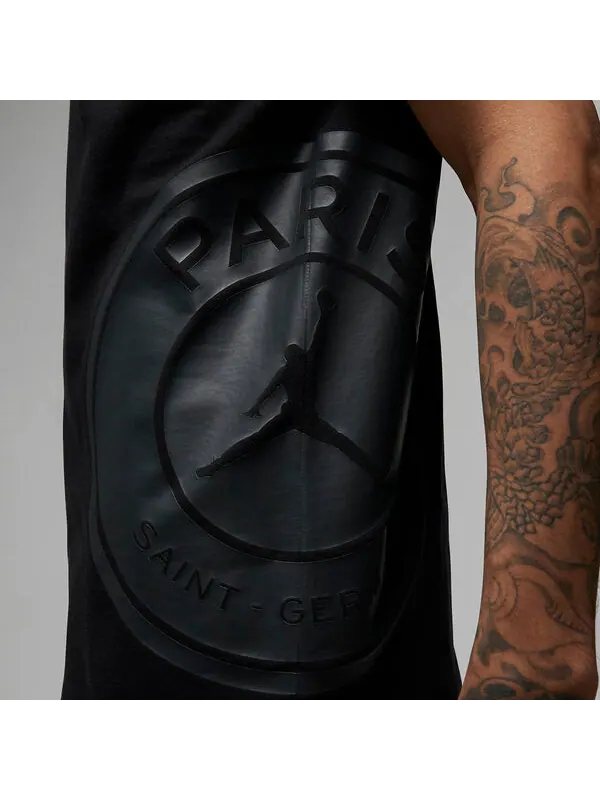 Футболка Air Jordan Paris Saint-Germain T-Shirt 'Black' — изображение 2 из 3, черный