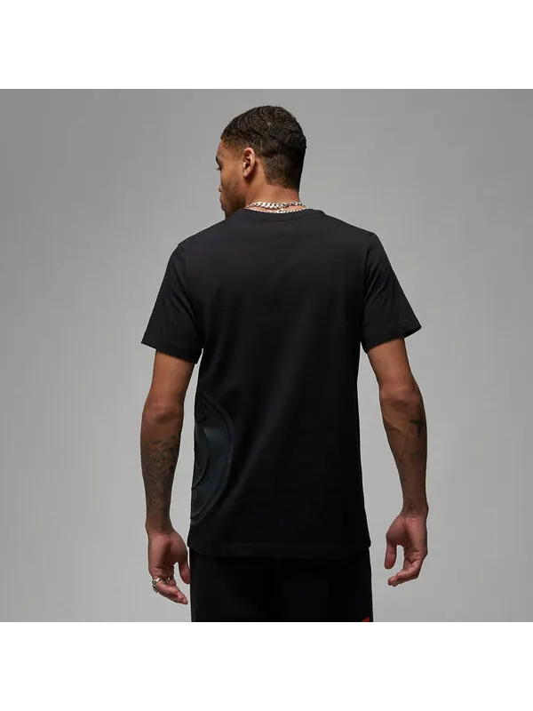 Футболка Air Jordan Paris Saint-Germain T-Shirt 'Black' — изображение 3 из 3, черный