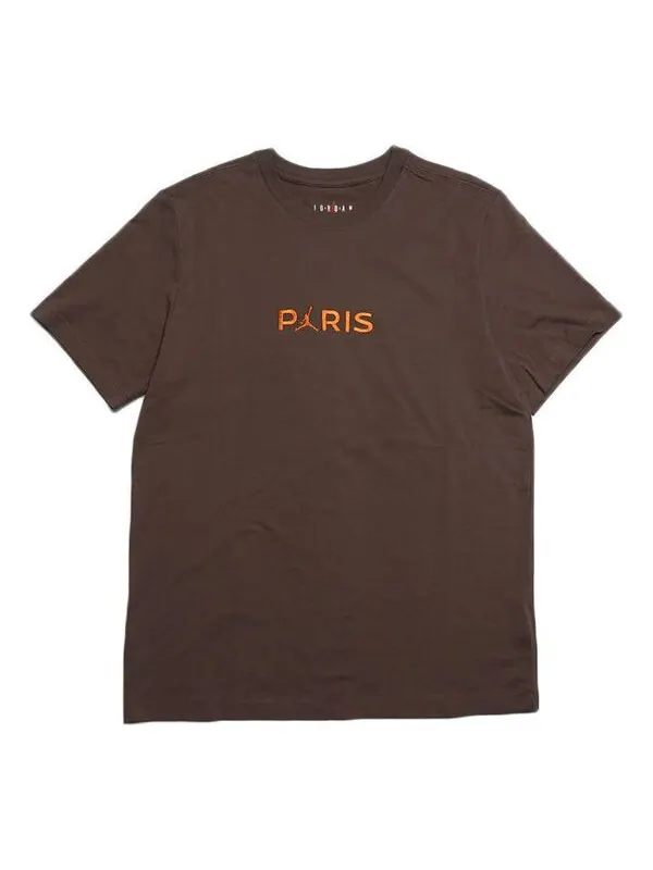 Футболка Air Jordan x Paris Saint-Germain T-Shirt 'Palomino' — изображение 1 из 3, оранжевый