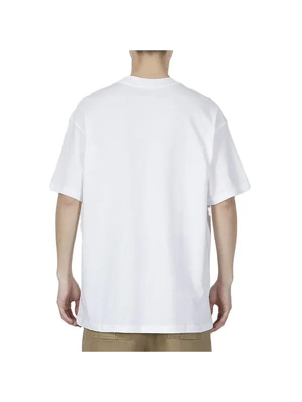 Футболка Nike Logo T-shirt 'White' — изображение 3 из 3, белый