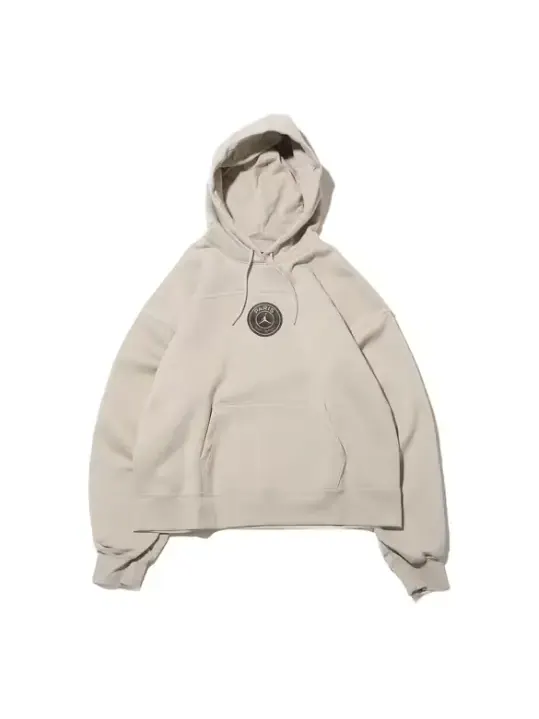 Толстовка (WMNS) Air Jordan x Paris Saint-Germain Hoodie Asia Sizing 'Stone', цвет stone/magma — изображение 1 из 4
