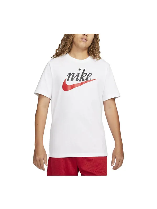 Футболка Nike Sportswear T-Shirt 'White' — изображение 1 из 3, белый/мульти