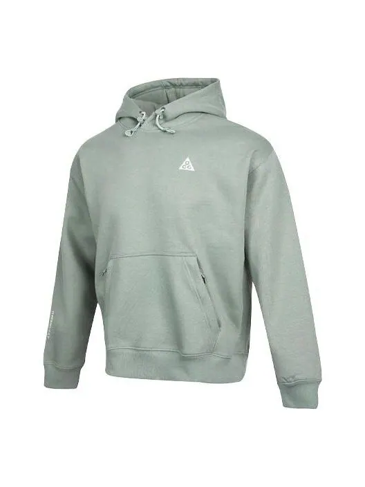 Толстовка Nike Acg Therma-Fit Plush Pull-On Hoodie 'Mica Green' — изображение 1 из 4, зеленый