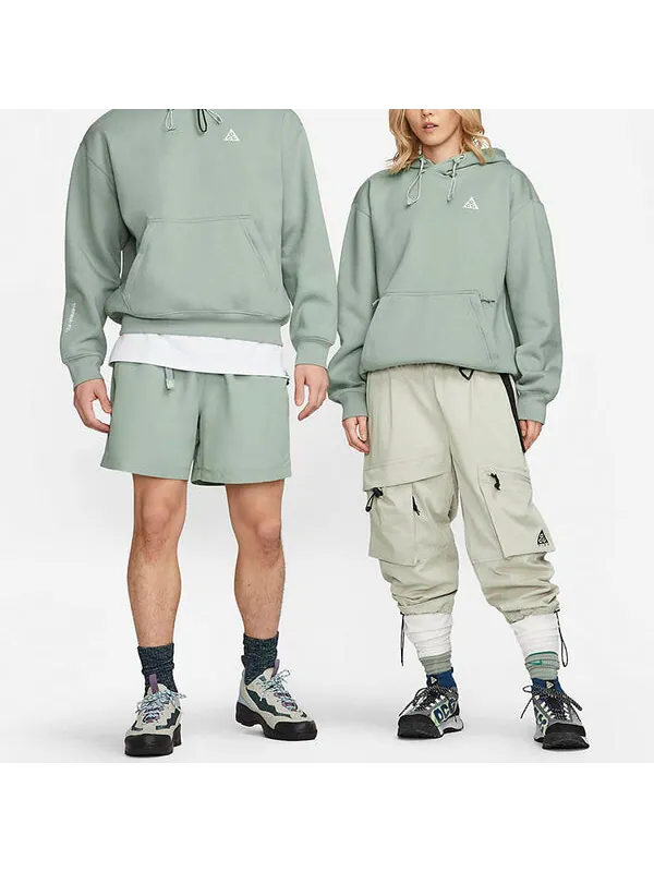 Толстовка Nike Acg Therma-Fit Plush Pull-On Hoodie 'Mica Green' — изображение 3 из 4, зеленый