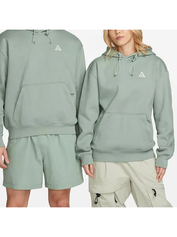 Толстовка Nike Acg Therma-Fit Plush Pull-On Hoodie 'Mica Green' — изображение 4 из 4, зеленый