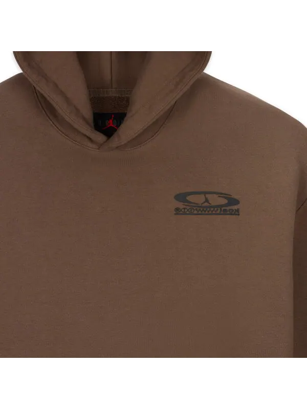 Толстовка x travis scott graphic hoodie asia sizing 'palomino' Air Jordan — изображение 3 из 3, коричневый