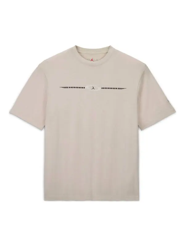 Футболка x travis scott t-shirt 'light bone' Air Jordan — изображение 1 из 2, костяной белый