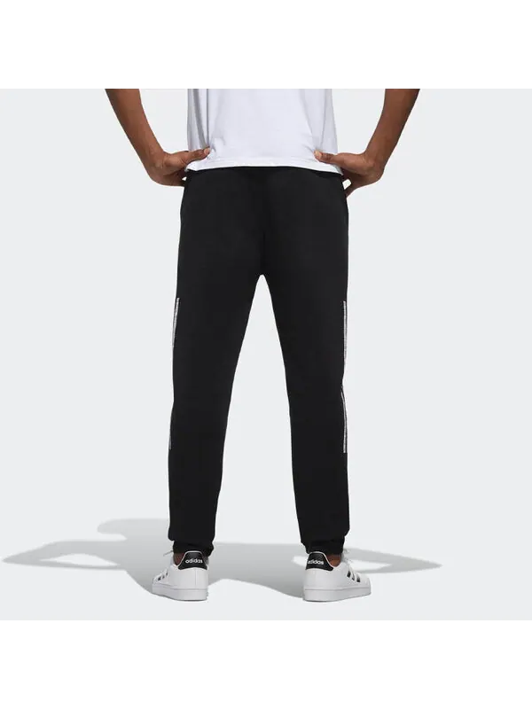 Спортивные штаны adidas Side Casual Sports Long Pants Black — изображение 4 из 4, черный