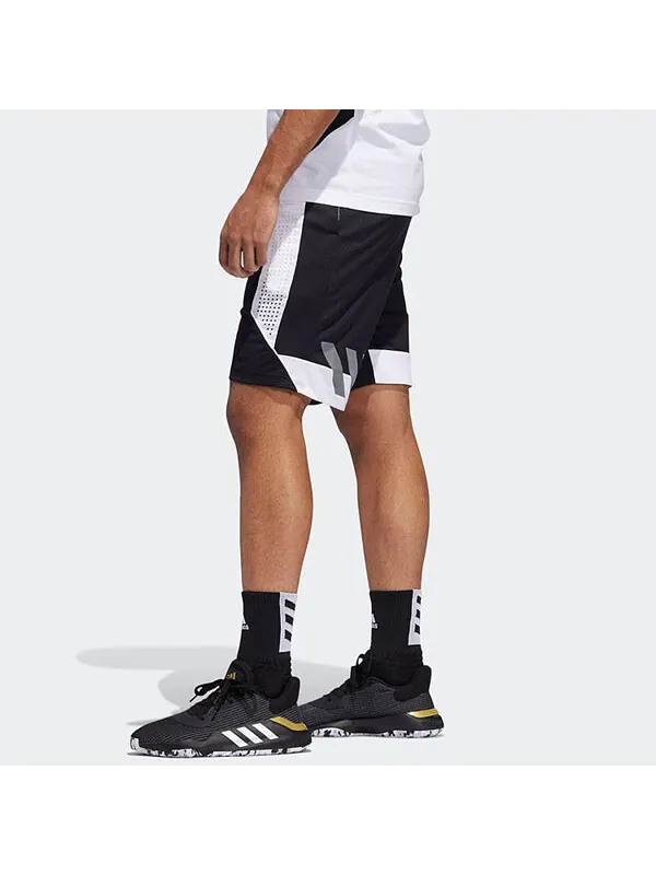 Шорты c365 short contrasting colors basketball sports shorts black Adidas — изображение 4 из 4, черный