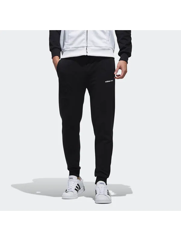 Спортивные штаны adidas neo Neo M Cs Tp 2 Bundle Feet Sports Long Pants Black — изображение 3 из 4, черный