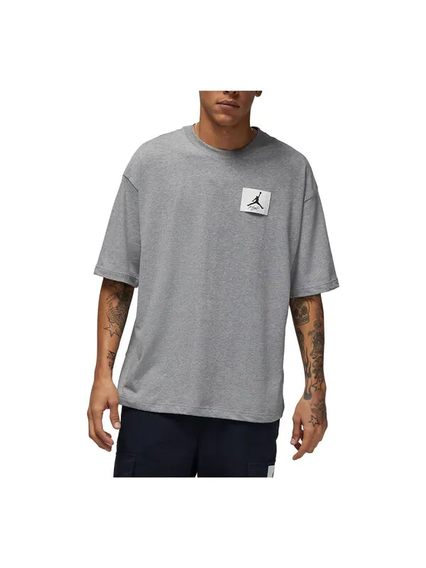Футболка Air Jordan Flight Essentials Oversized T-Shirt 'Grey' — изображение 1 из 1, серый