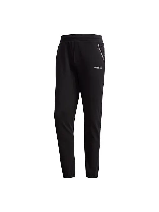 Спортивные штаны adidas neo logo Cozy Breathable Casual Sports Long Pants Black — изображение 1 из 4, черный