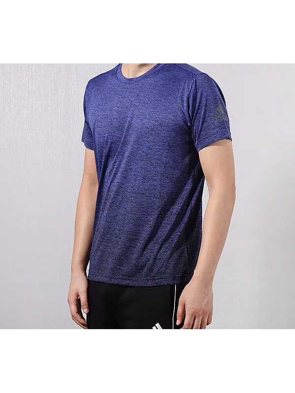 Футболка adidas FreeLift gradi Gradient Training Sports Short Sleeve Navy Blue — изображение 3 из 4, синий
