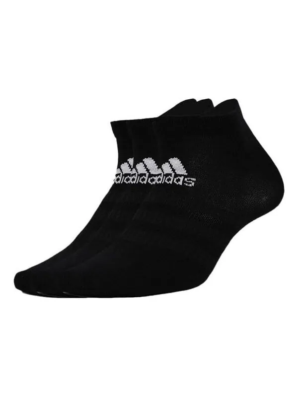 Носки adidas Light Low 1pp Training Sports Socks Couple Style 3 Pairs Black — изображение 1 из 3, черный