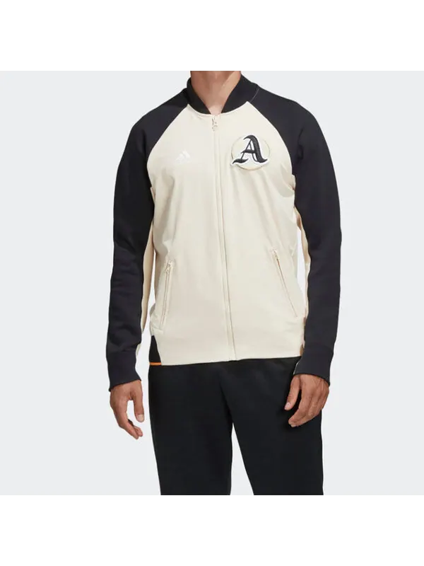Куртка Men's adidas Sports Stylish Jacket autumn flax — изображение 3 из 4, коричневый