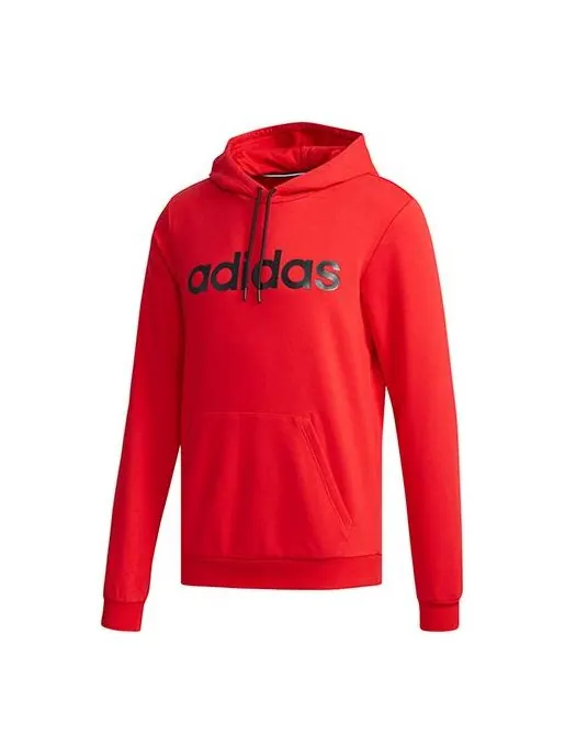 Толстовка neo logo printing casual pullover red Adidas — изображение 1 из 4, красный