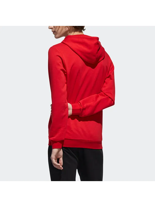 Толстовка neo logo printing casual pullover red Adidas — изображение 4 из 4, красный