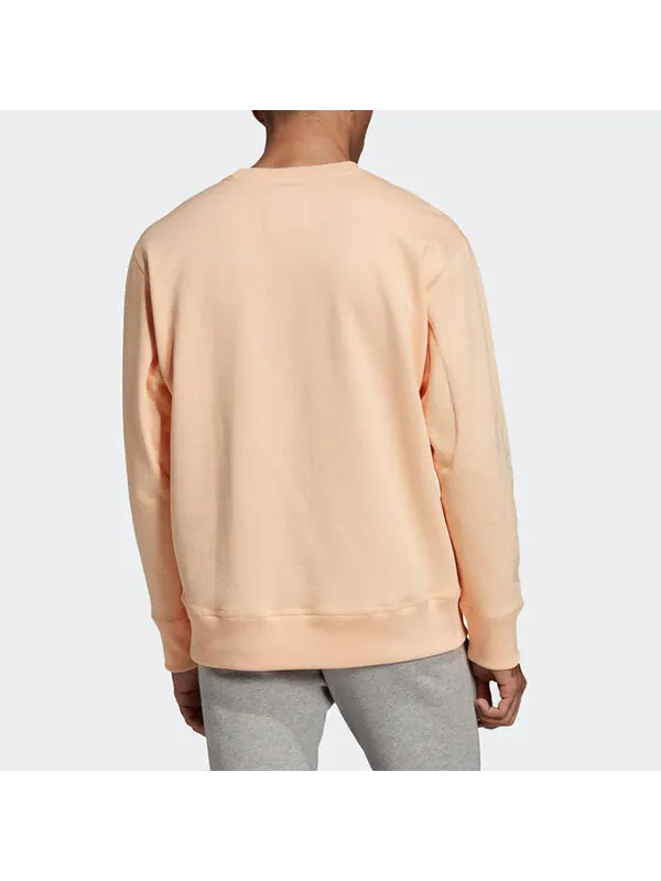 Толстовка adidas originals Kaval Crew Casual Cozy Round Neck Pullover Orange — изображение 4 из 4, оранжевый