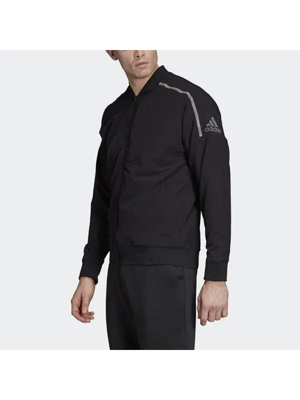 Куртка adidas M zne bmbr wvn Sports Stand Collar Jacket Black — изображение 3 из 4, черный