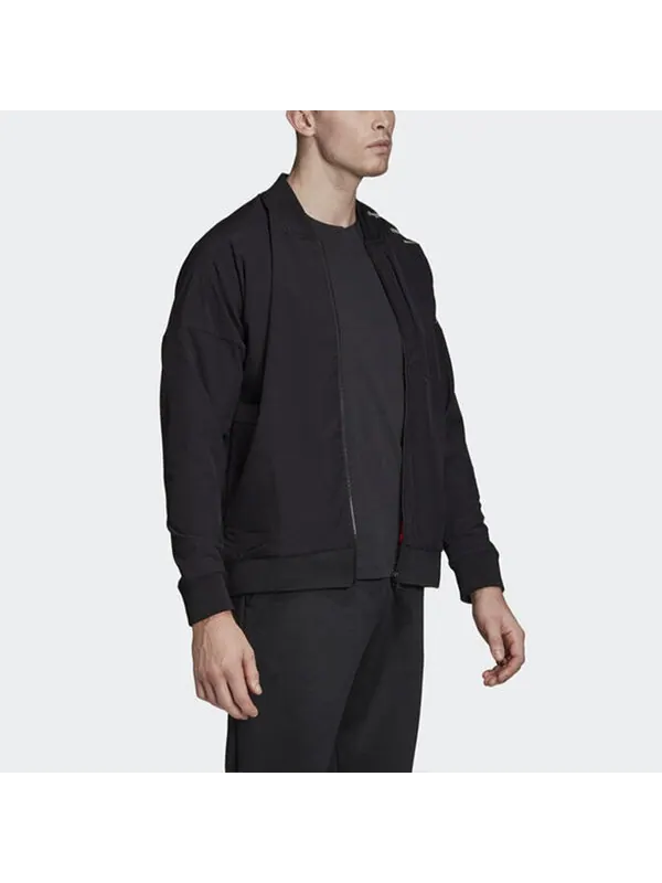 Куртка adidas M zne bmbr wvn Sports Stand Collar Jacket Black — изображение 4 из 4, черный