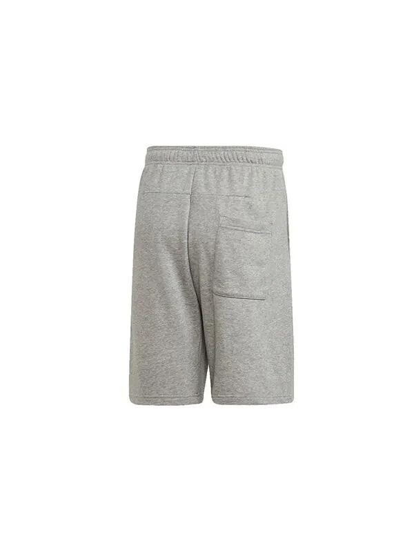 Шорты m mh bos короткие ft логотип печать спортивные шорты на шнурке Adidas — изображение 2 из 4, серый