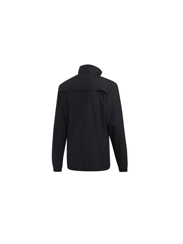 Куртка adidas Soccer/Football Manchester United Woven Stand Collar Jacket Black — изображение 2 из 4, черный