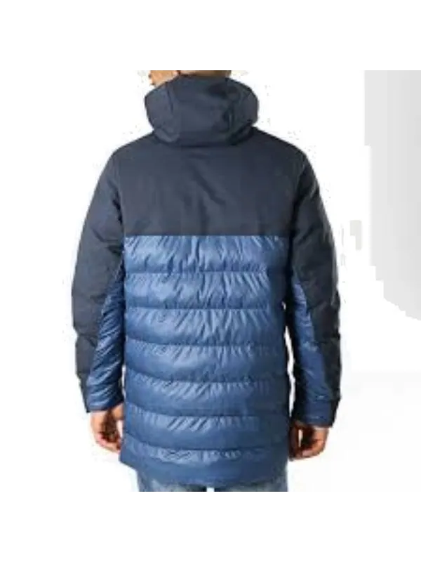 Куртка fc bayern munich ssp padded hoodie jacket asia sizing Adidas — изображение 3 из 3, синий/черный