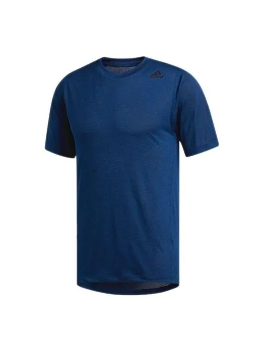 Футболка round neck short sleeve blue Adidas — изображение 1 из 4, синий