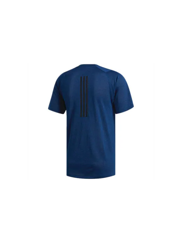 Футболка round neck short sleeve blue Adidas — изображение 2 из 4, синий