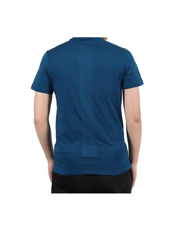 Футболка run it tee soft sports круглый вырез короткий рукав Adidas — изображение 2 из 2, синий