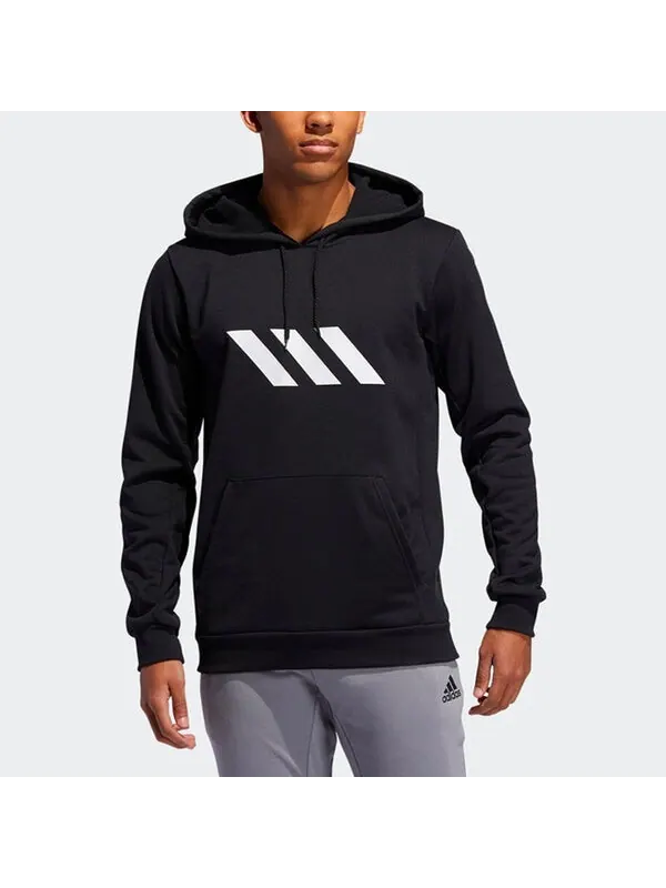 Толстовка adidas Spt Bb Po Basketball Casual Sports Pullover Black — изображение 4 из 4, черный
