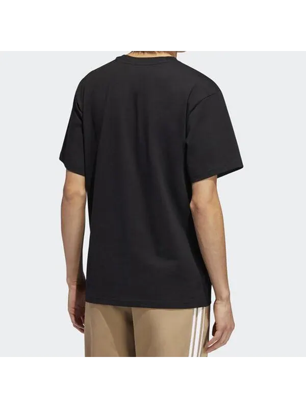 Футболка originals bb pillar logo printing short sleeve black Adidas — изображение 4 из 4, черный