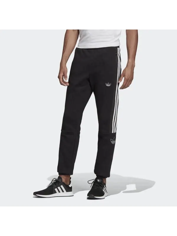 Спортивные штаны adidas originals Outline Sweatpants Black — изображение 2 из 4, черный