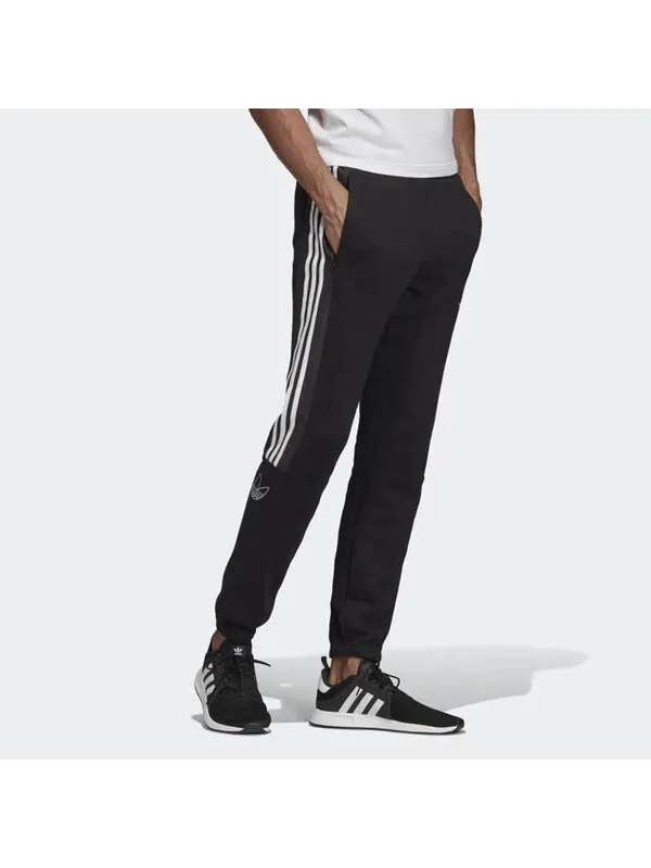 Спортивные штаны adidas originals Outline Sweatpants Black — изображение 4 из 4, черный
