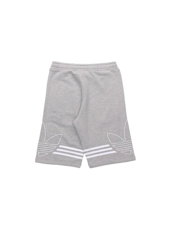 Шорты men's originals sports shorts medium hemp grey Adidas — изображение 2 из 4, серый