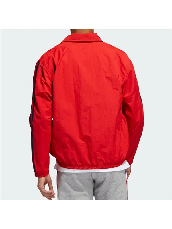Куртка adidas originals Cozy Casual Jacket Red — изображение 3 из 4, светлый красный