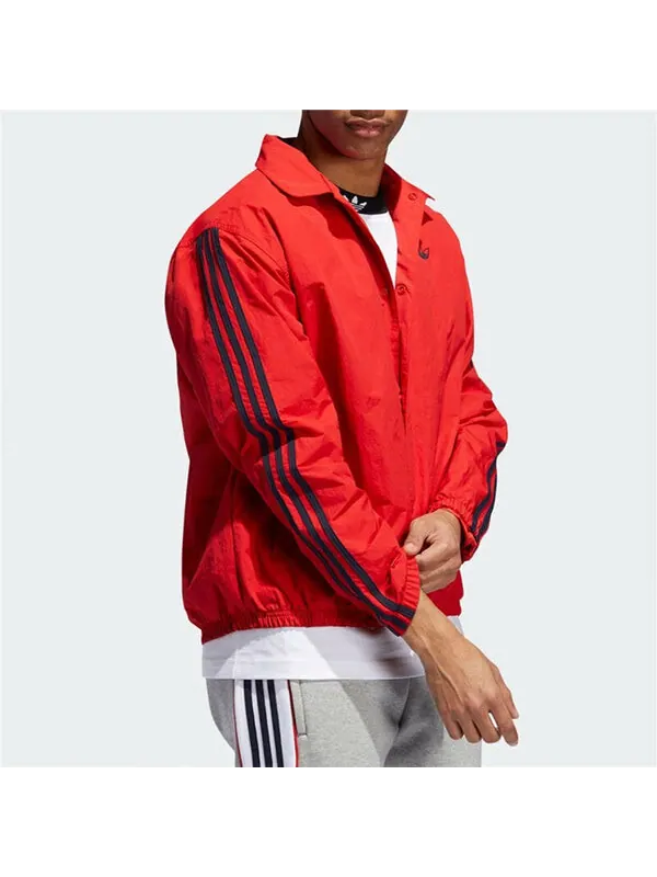 Куртка adidas originals Cozy Casual Jacket Red — изображение 4 из 4, светлый красный