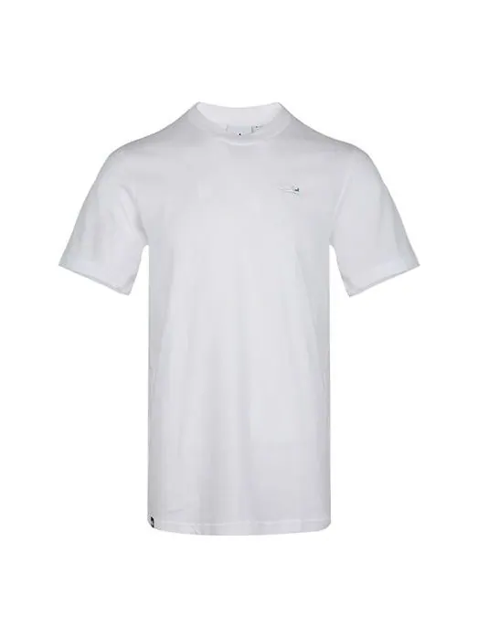 Футболка originals embroidered shoe printing short sleeve white Adidas — изображение 1 из 4, белый